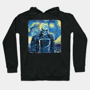 The Ghost Rider Van Gogh Style Hoodie